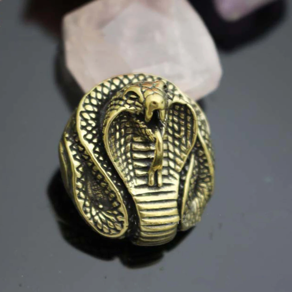 

DIY leather craft solid brass material wallet decoration cobra design caibu rivet button with screws 3pcs/lot
