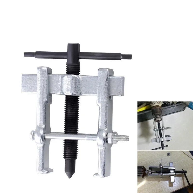

SPEEDWOW Top Selling 2''-65mm Two Jaws Gear Puller Chrome Vanadium Steel Armature Bearing Spiral Puller Forging Hand Tool