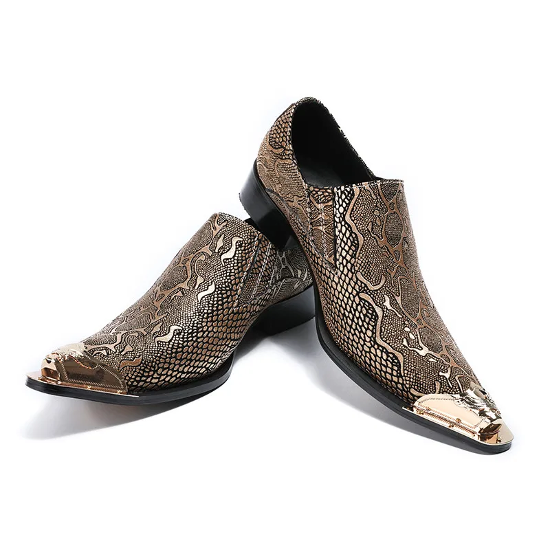 Negócios Itália Metal Design Sapato Moda Festa Oxford Show De Homens Toe Casuais Apartamentos Couro Sapatos Formais As Show Impressão Casamento as Masculino aaqzrxw