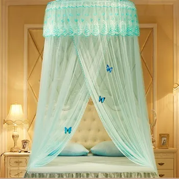 

Universal Dome Nets Double Increase For 1.2/1.5/1.8/2m Bed Floor European Ceiling Round Mosquito Net Home Decoration Bed Mattres