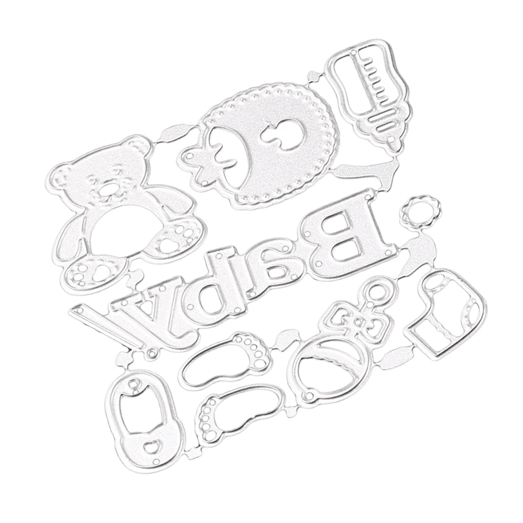 Baby Accessory Metal Cutting Dies Stencil for Album Paper Craft Card Making