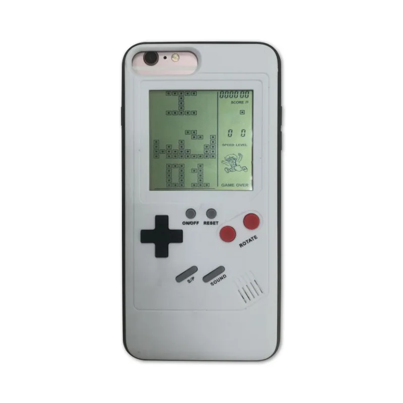 Игровая консоль телефонные чехлы для iPhone X 6 plus 6s 7 8 Play Blokus игровая чехол Защитный