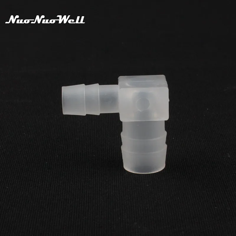 

8pcs NuoNuoWell Environmental 12mm to 8mm Hose 90 Degree Reducing Elbow Connector Aquarium Adapter Fish Water Tank Pipe Fittings