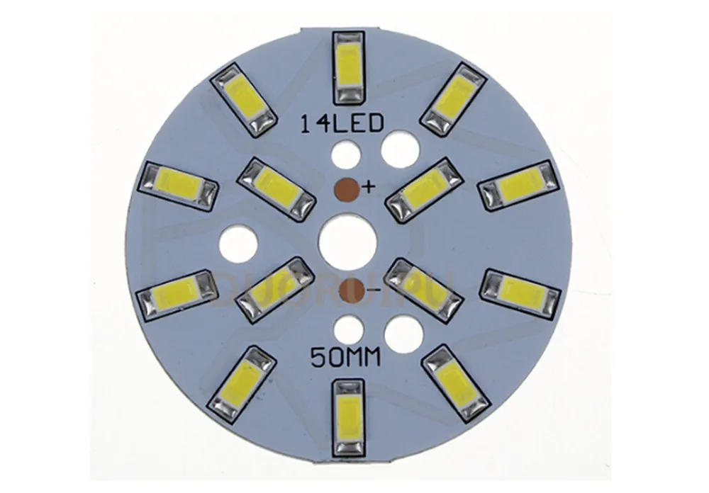 7W SMD 5730 светодиодный cob модуль на микросхеме лампа панель(пластина) Теплый 3000 k/белый 6000k 700-840LM лампы/прожекторы 10 шт