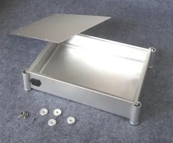 

2018 4308 small round corner can do bile amplifier DAC chassis all-aluminum amplifier chassis amplifier case amplifier box