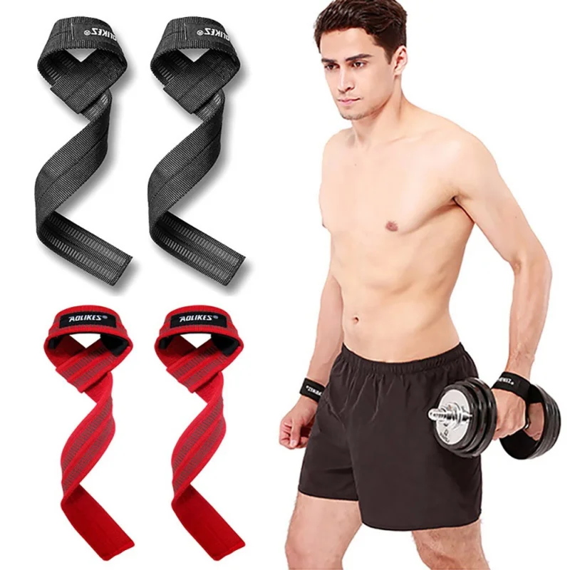 1 Pair Sport Wrist Support Adjustable Weight Lifting Bodybuilding ...