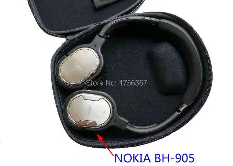 Earphone headset Membawa kasus koper 