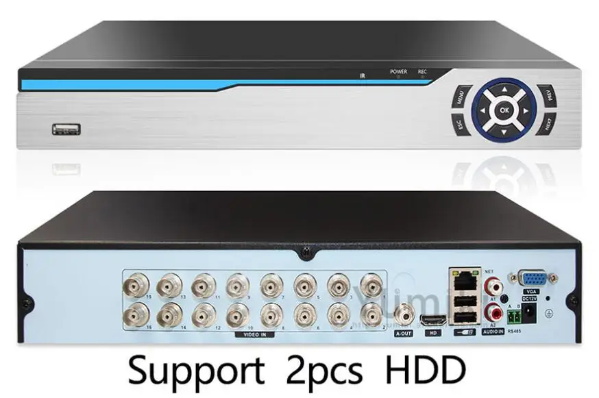 

Hybrid DVR case(support 2pcs HDD, include front USB/keyboard cable/all screws)