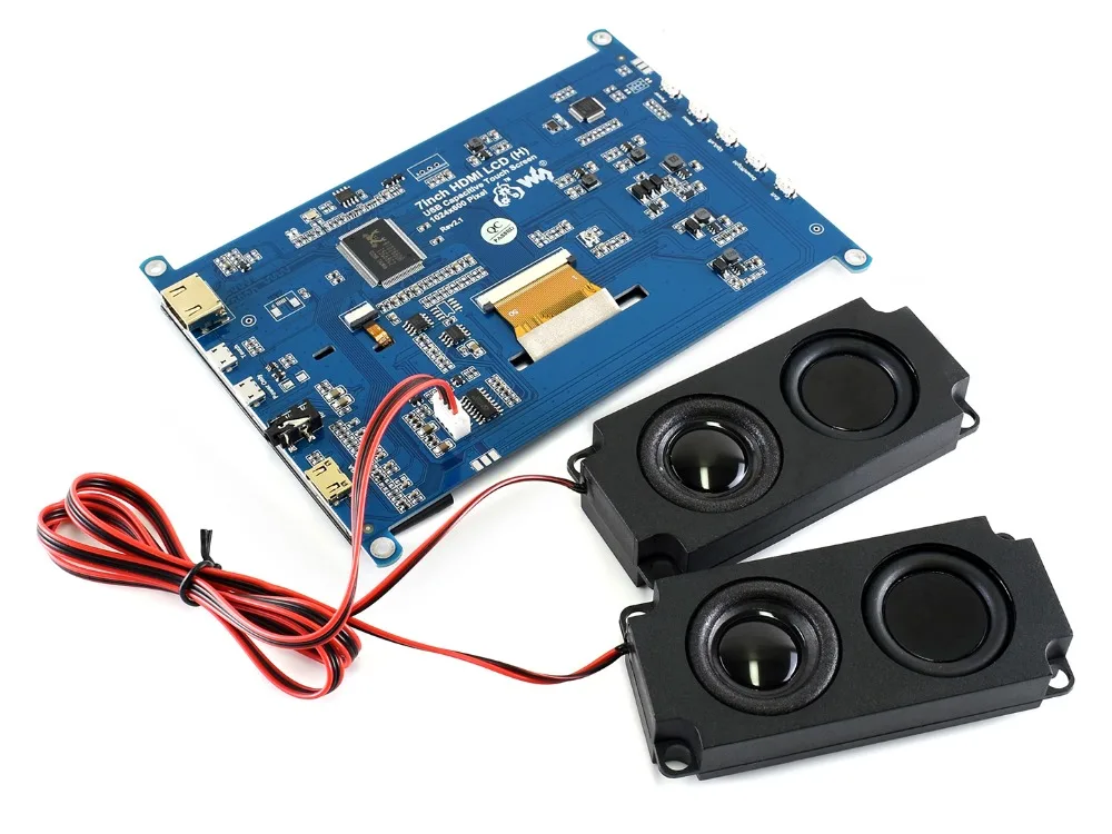 Waveshare 7 дюймовый HDMI LCD (H) монитор 1024x600 разрешение IPS емкостный сенсорный экран с