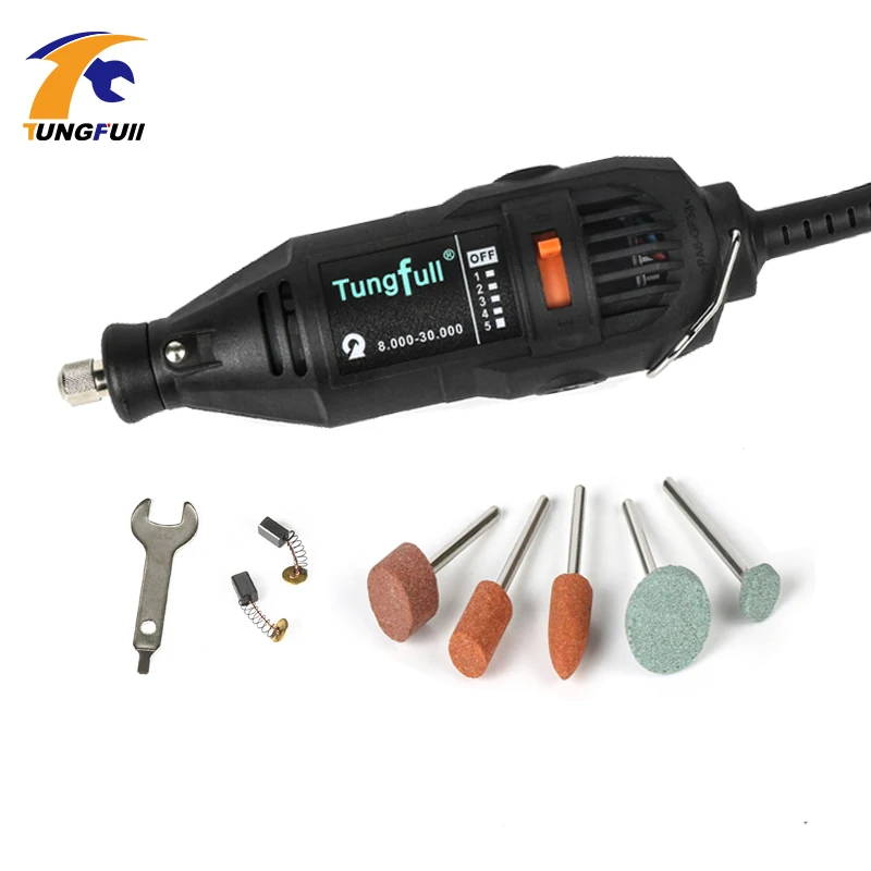 Dremel Style 130W drill Mini electric mill jade olive wood root carving