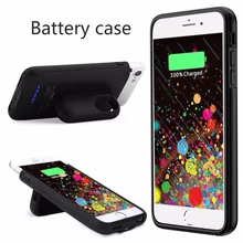 Новинка! 4000 мАч батарея зарядное устройство чехол для ip X резервный аккумулятор power bank магнитный держатель для 6 7 8 Plus 4200 мАч чехлы с опорой