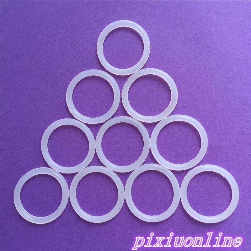 10pcs K101Y 24.5MM Perimeter Rubber Waterproof Ring Type Ring DIY Toys