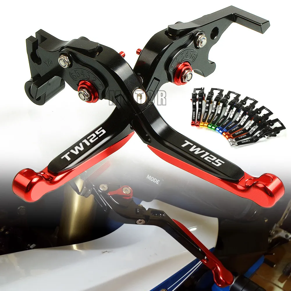 

For Yamaha TW125 TW 125 1999-2004 2000 2001 2002 2003 Motorcycle CNC Aluminum Brake Clutch Levers Adjustable Folding Extendable