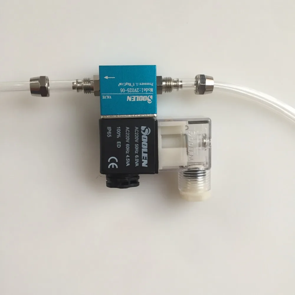 

220V AC New Aquarium Plants CO2 Magnetic Valve 1/8" Solenoid Valve With LED Instruction BSP Normally Closed Solenoid Air Valve