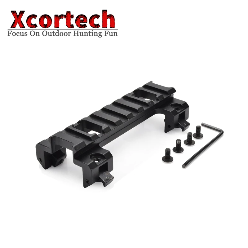 

Tactical 8 Slots 20mm Picatinny Weaver Scope Rail Mount Base Claw For MP5 GSG5 G3 Series Airsoft Accessories Rifle For Hunting