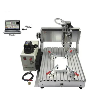 

LY CNC 3040 Z-VFD 1.5KW USB 3axis cnc router machine for metal carving machine,free tax to Russia