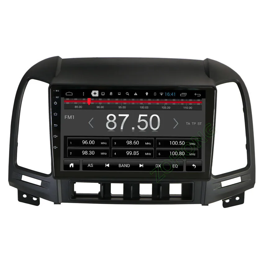 Excellent 9inch PIP Octa Core Android Car DVD Player for Hyundai Santa Fe 2006 2007 2008 2009 2010 2011 2012 Car GPS Navigation Radio WIFI 4