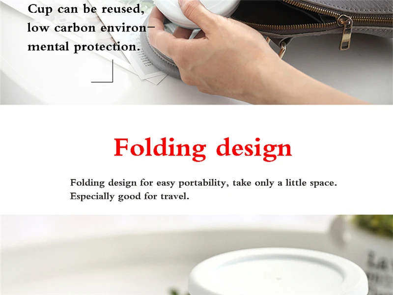 5 Foldable Silicone Cup Water Bottle Mug Free Sport Outdoor Drinkware  Collapsible Drinking Bottle Coffee Mug For Kid Student 100250350ml