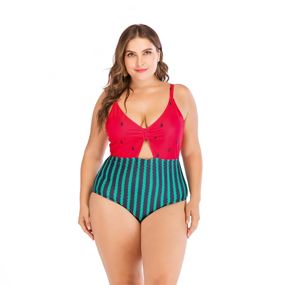 

2023 One Piece Swimsuit Large Size L-4XL Sexy High Waist Bathing Suit Female Beachwear swimsuits Women One Piece Swimwear