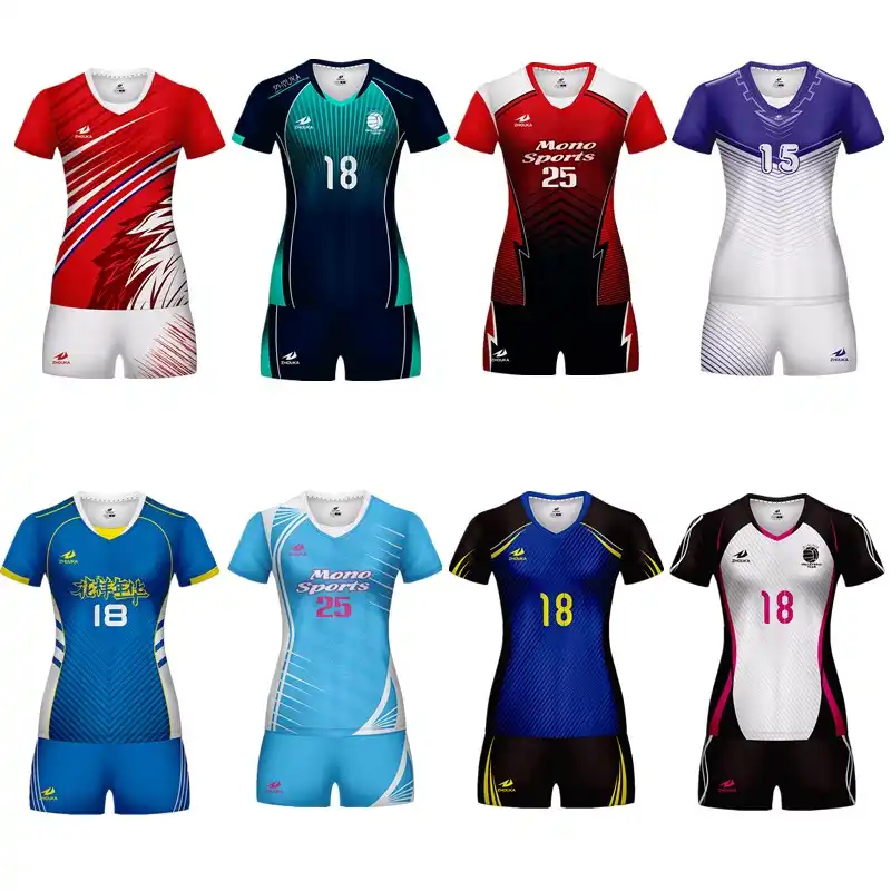 2019 New Women Volleyball Uniform Can Custom Name Sublimation Print
