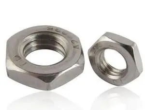 

Wkooa Hex Thin Nuts, Jam Nut M6 Stainless Steel 1000 Pcs