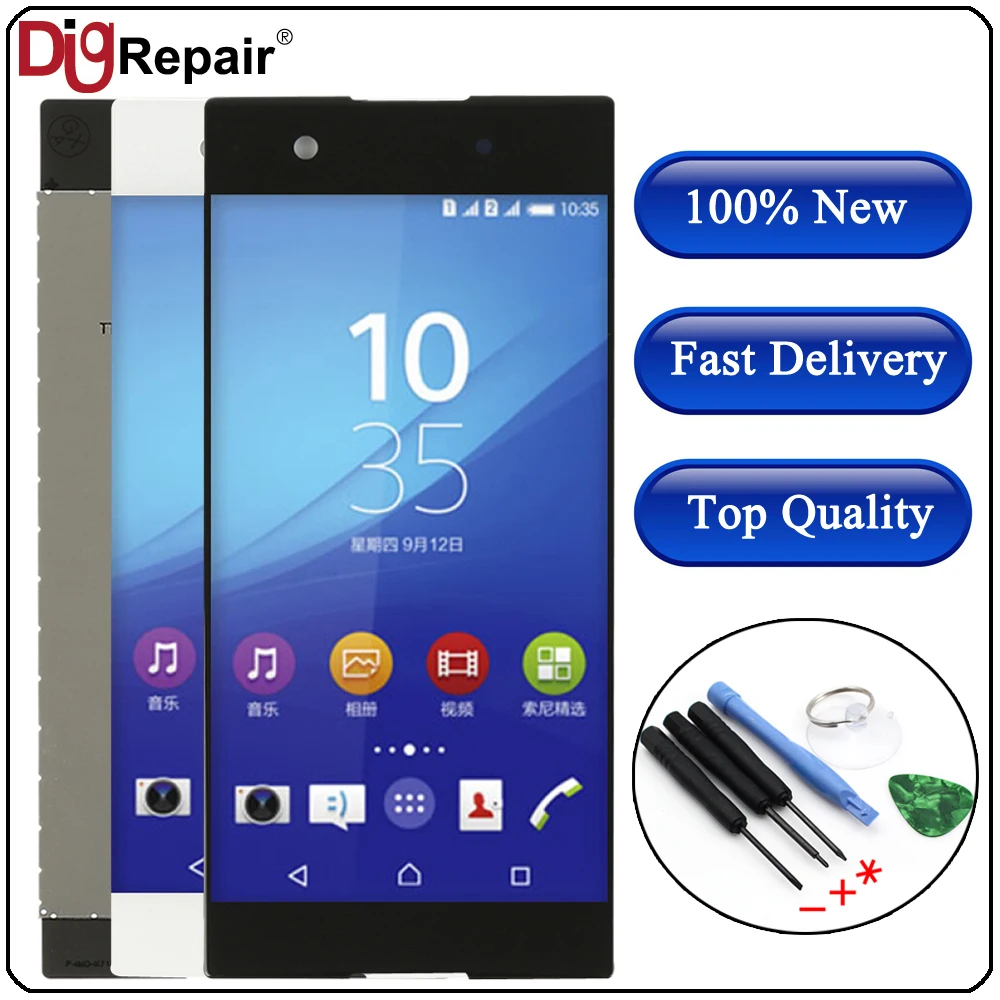 

AAA For Sony Xperia XA1 LCD Display Touch Screen Digitizer Assembly Parts G3116 G3121 G3123 G3125 G3112 For Sony Xperia XA1