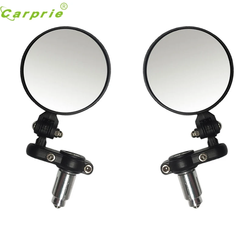 

CARPRIE Black Universal Folding Motorcycle Mirror motorbike Side Mirrors Rearview Mirror 80mm For yamaha Honda Suzuki #3D