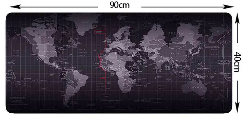 Pbpad очень большой размер 90*40 см карта старого мира коврик для мыши Натуральный каучук компьютерный игровой коврик для мыши Блокировка края ПК планшет настольные коврики