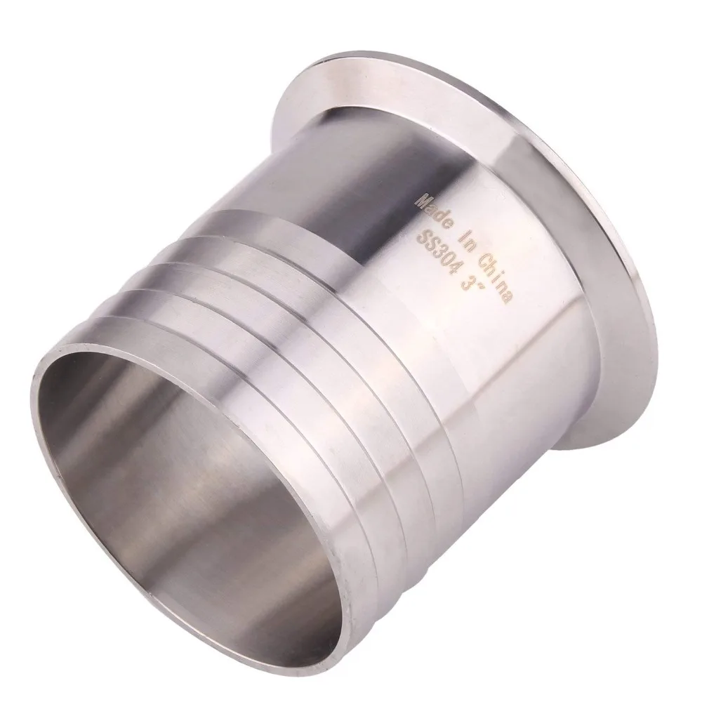 DERNORD 3 &quotсанитарный шланг Колючая труба фитинг до 3&quot Tri Clamp SUS304 наконечник O/D 77