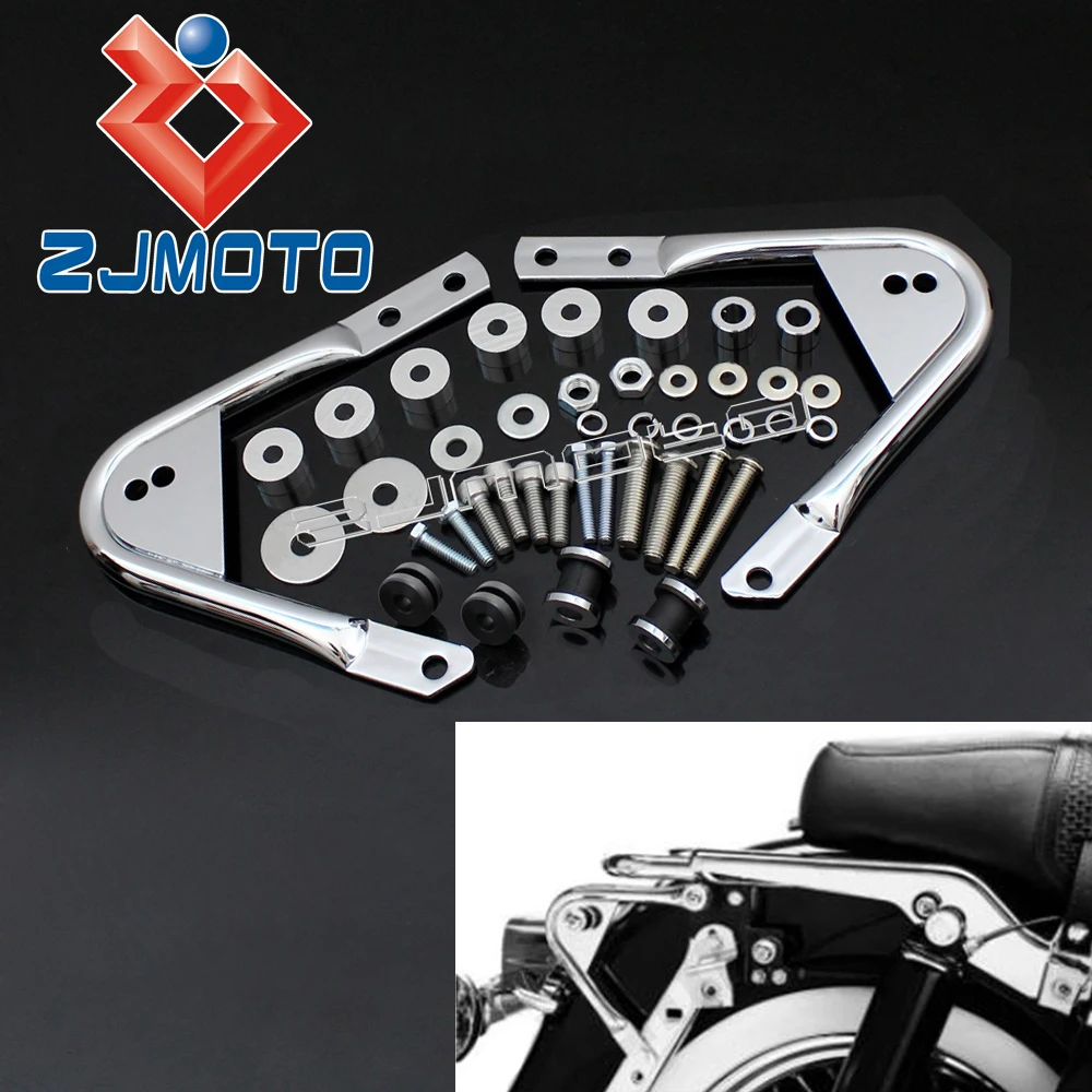 Detachable Sissy Bar Rack Docking Hardware Kit For Harley Touring 1997-2008 Road King Street Electra Glide