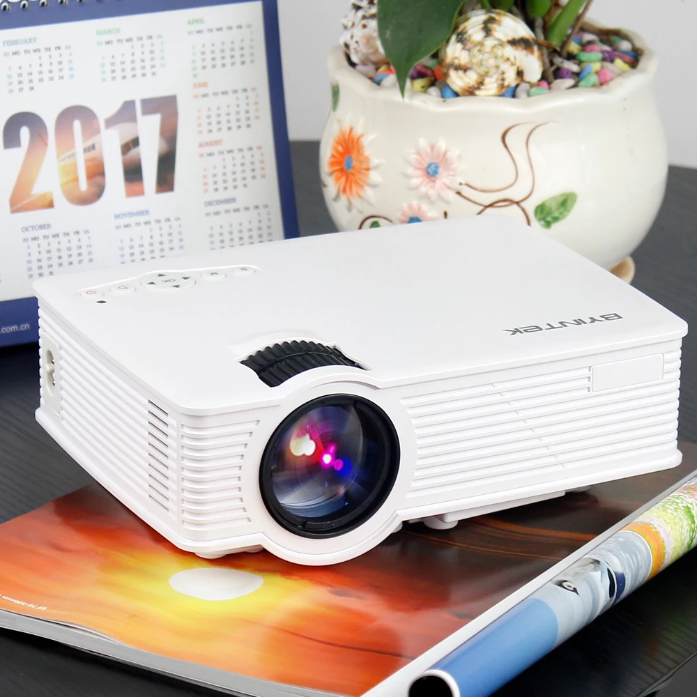 Мини светодиодный портативный hd проектор BYINTEK SKY BT140 для домашнего кинотеатра|mini