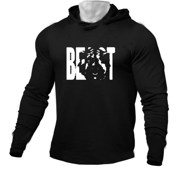 Men gym Bodybuilding Hoodies Sweatshirt Pullover Hip Hop Brand Clothing