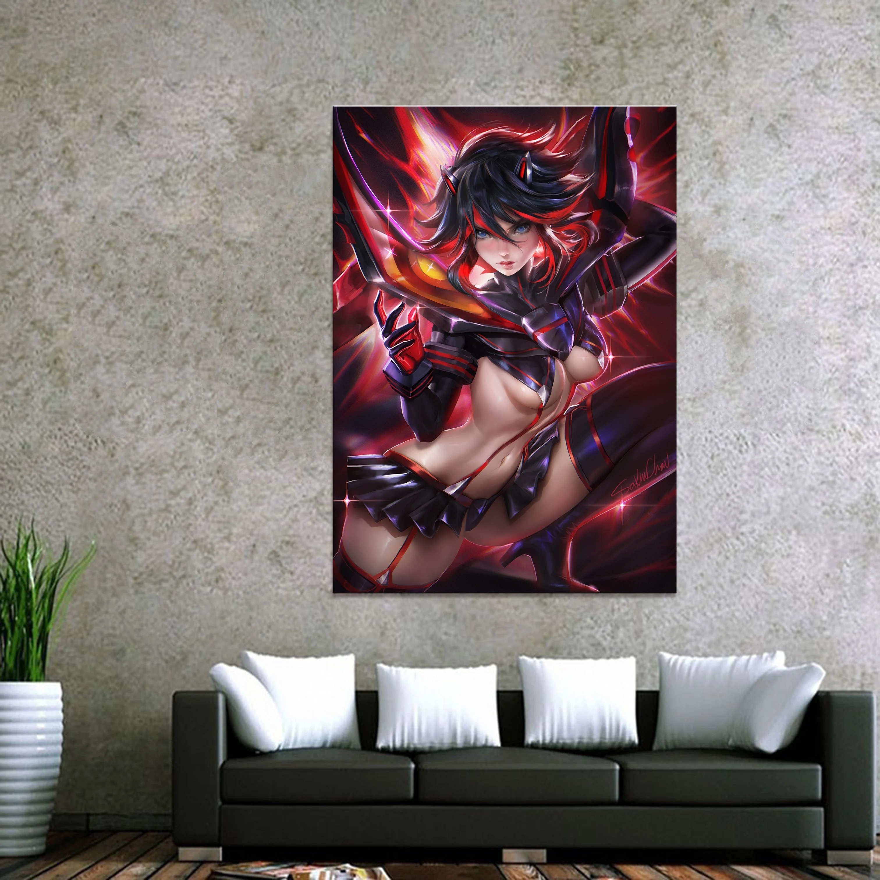 Домашний декор холст KILL la Ryuko Matoi 1 шт. аниме сексуальный постер для девочек
