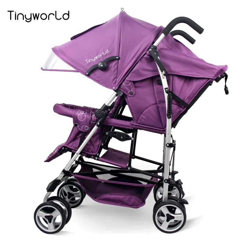 Tinyworld twins baby font b stroller b font light folding font b double b font car
