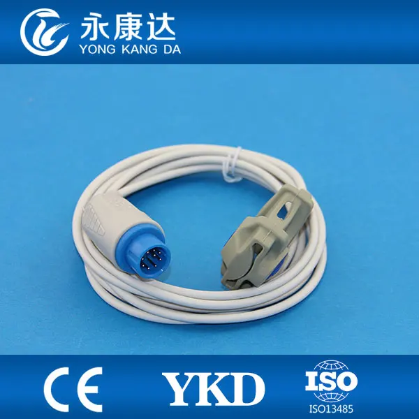 

Adult Soft Tip Spo2 Sensor for BLT A6 A8 series with 3m 9Pin surgical supplies