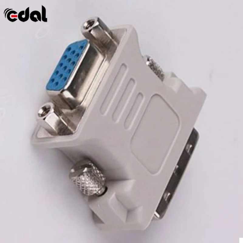 Простой в использовании адаптер DVI для видеосъемки 24 + 5 Pin VGA M/F LCD HDTV HQ | Электроника