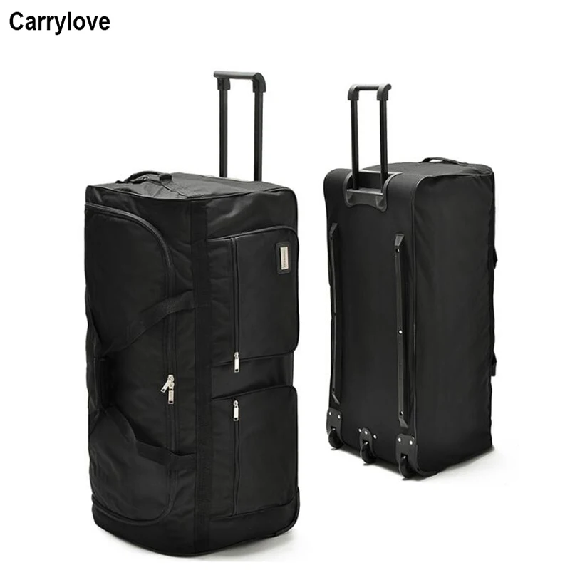 CARRYLOVE 3" 40" дюймов Большая Дорожная сумка с колесиками большой багаж для путешествий багаж на колесиках