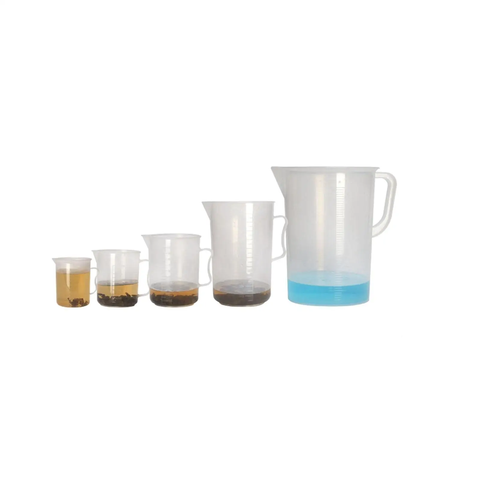 

Capacity 250ml 500ml 1000ml 2000ml 5000ml Plastic Measuring Cup Graduated Lab Test Liquid Measure Tool Lot Lab Supplies