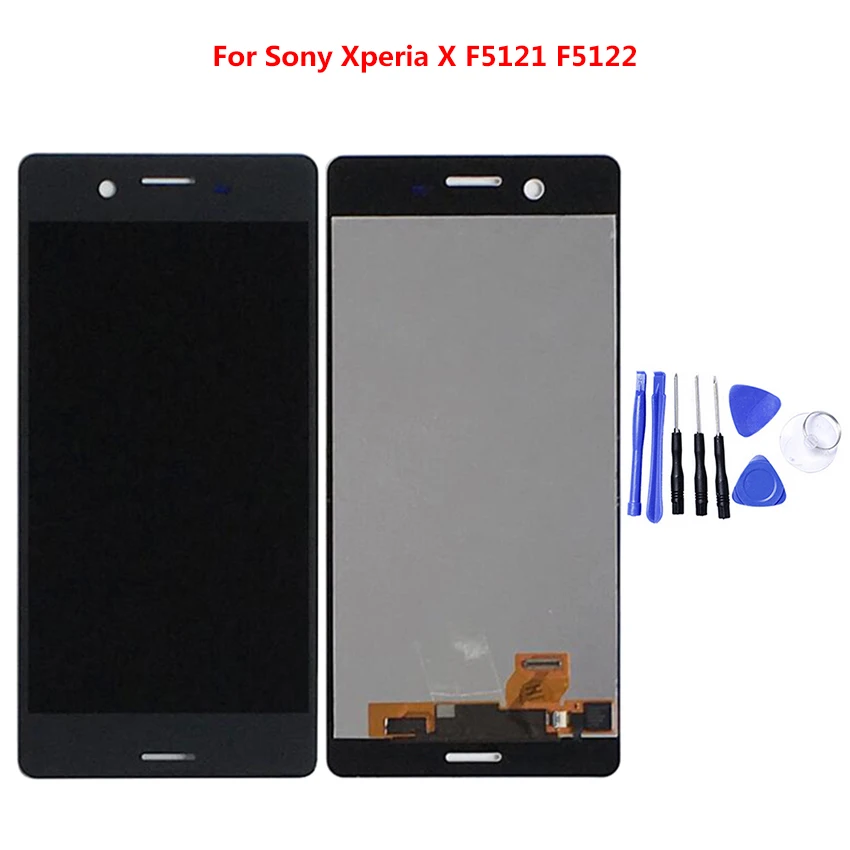 ЖК-дисплей для SONY Xperia X F5121 F5122 компактный сенсорный дигитайзер без рамки запасные
