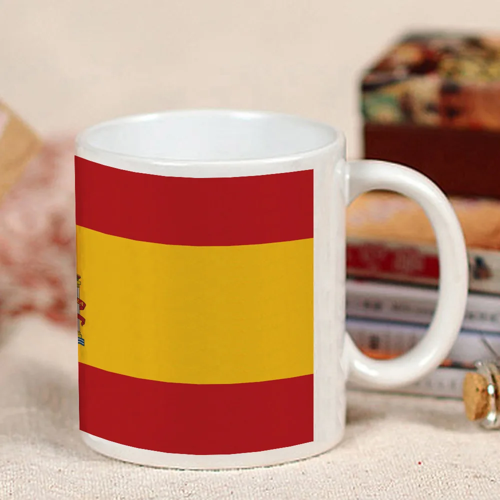 Spain National Flag Cup, I love the kingdom of Spain Coffee Mug Gift for Kids Friends Colleagues Parents, also Other Countries