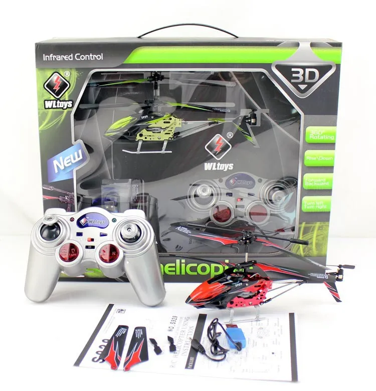 Wltoys S929 RC вертолет 3,5 каналов пульт управления Управление вертолет с гироскопом