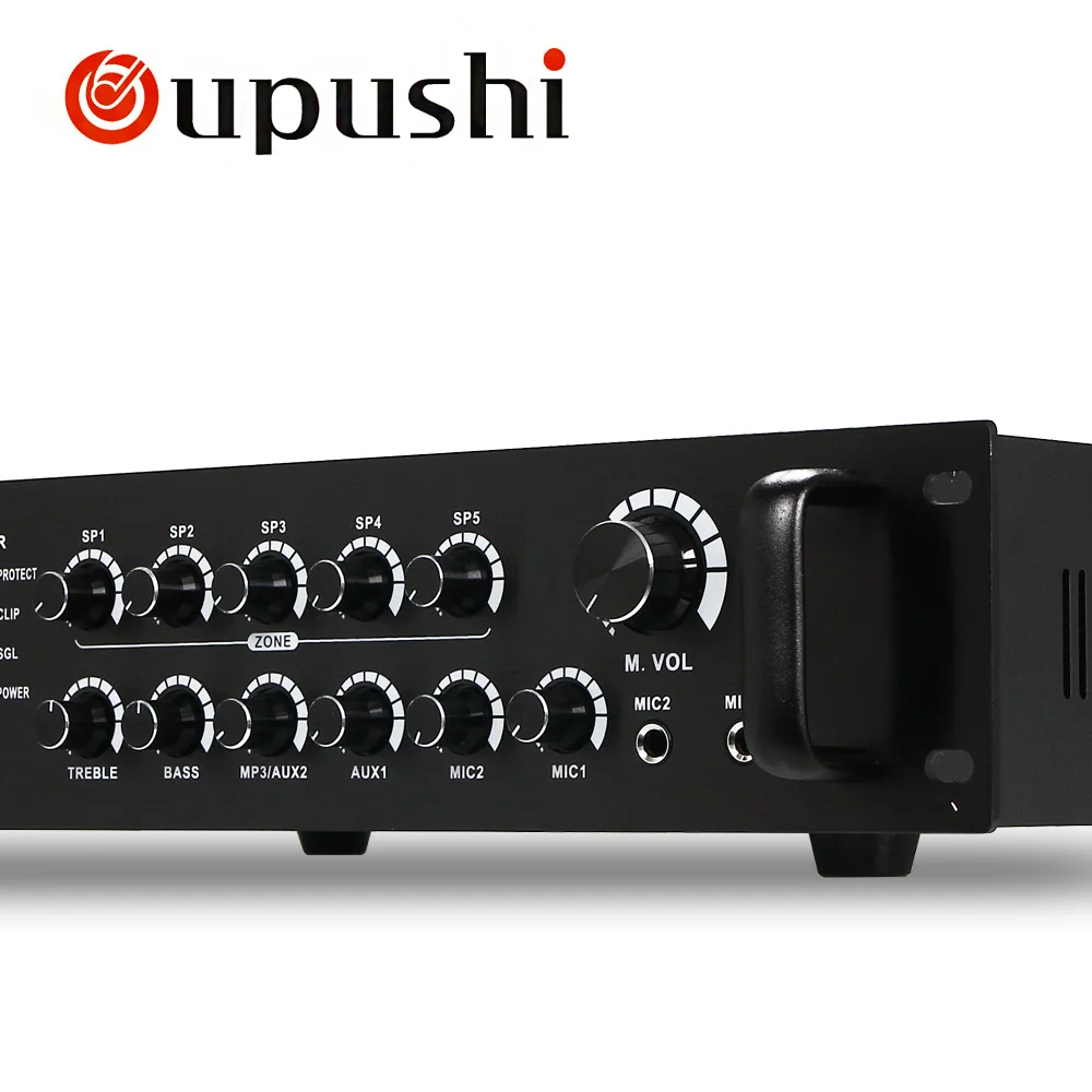 Oupushi HT-3.6AT 5 Zones Mixer Control PA system