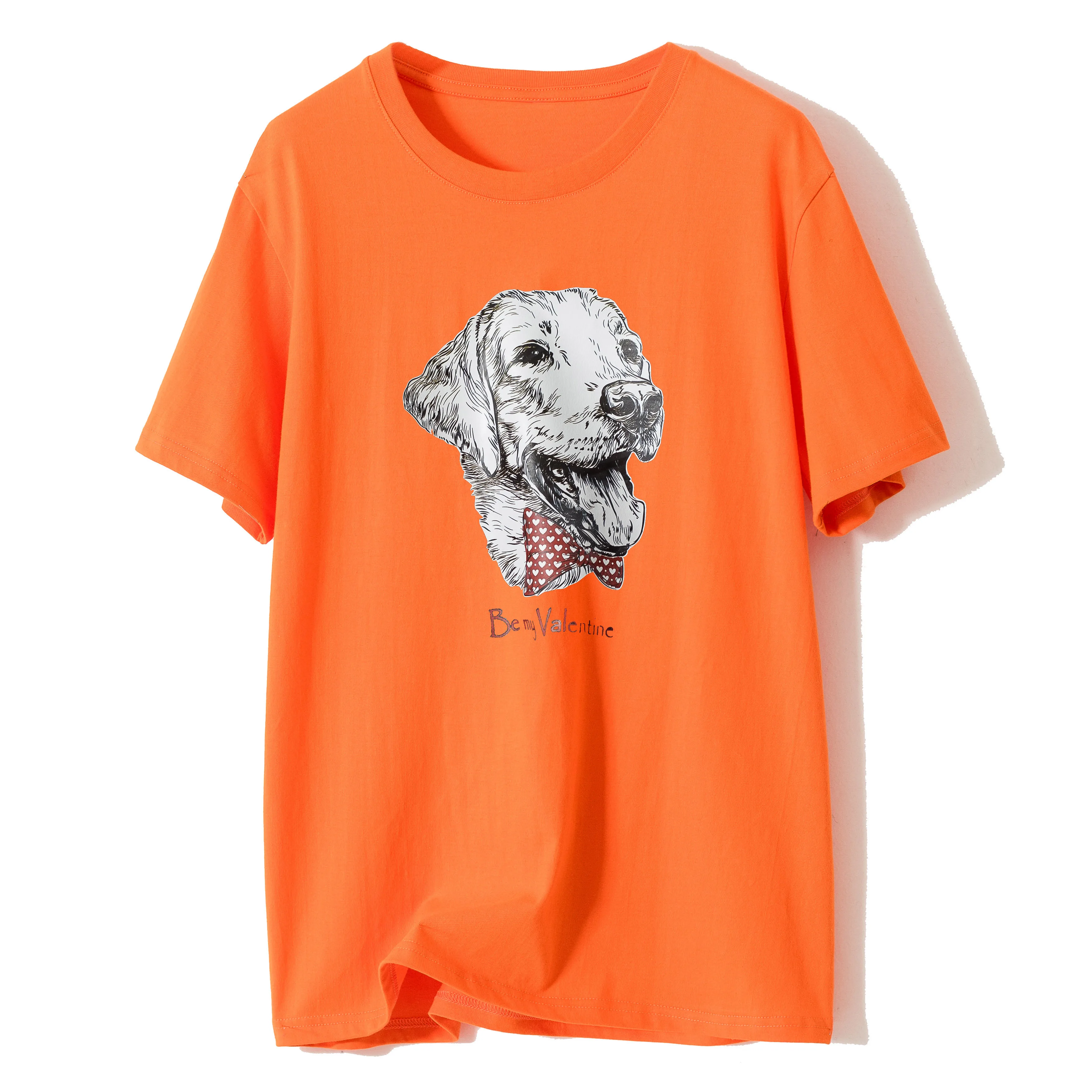

2019 summer New High quality Women T shirt casual short sleeve o-neck 100% cotton t-shirt men brand white black tee shirt