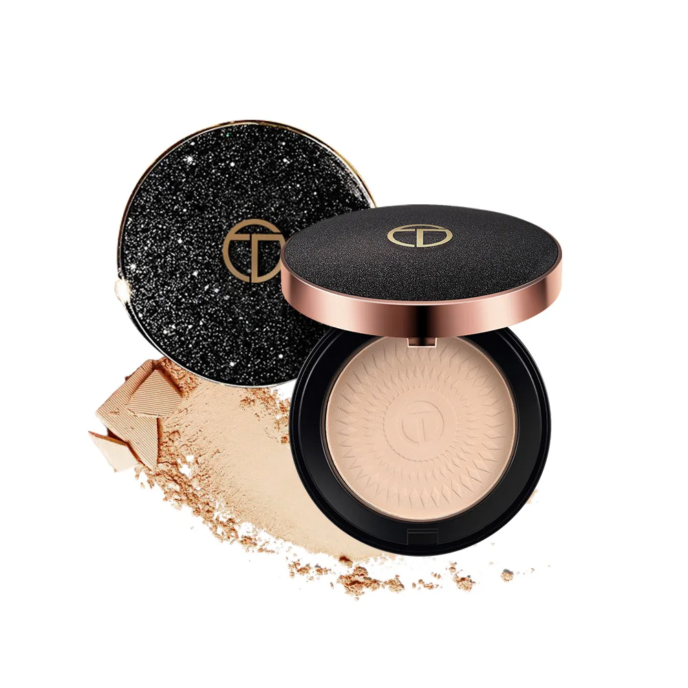 O.TWO.O 3 Colors Smooth Face Powder Natural Skin Finish Pressed Powders
