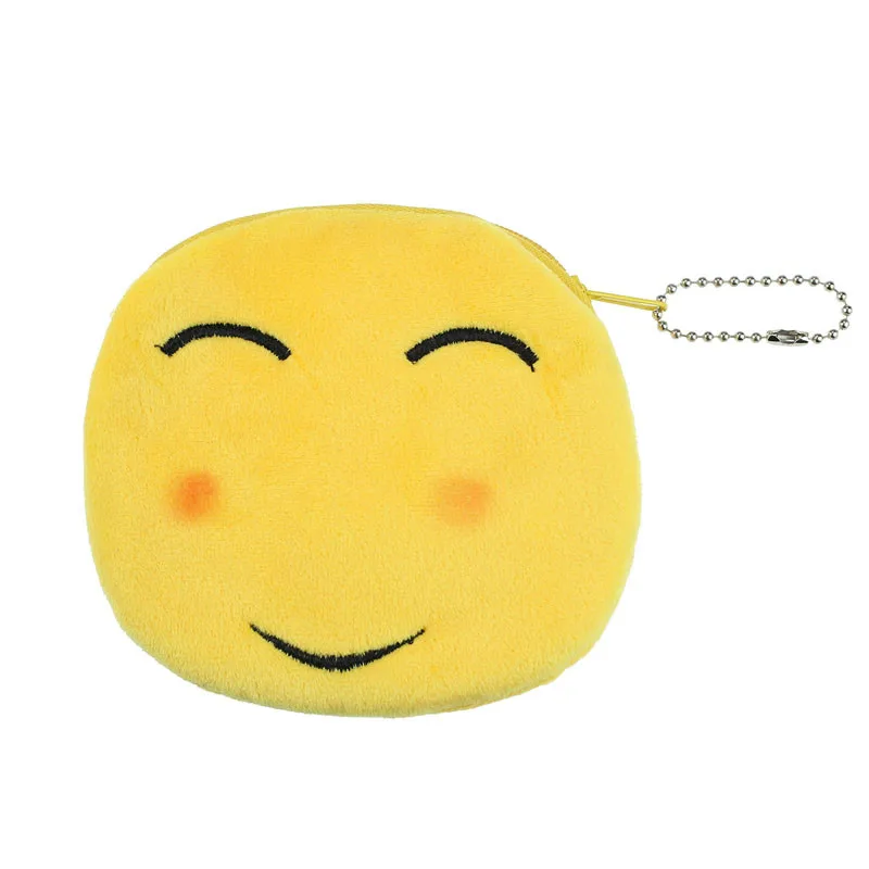 

Fashion Women Bag Girl Lovely Lady Small Wallet Emoji Smile Purse Bag Gift Cute Coin Purse New Style Hot Sale Children's Purse