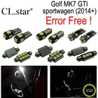 13pc X decoder canbus error free for Volkswagen VW Golf 7 MK7 MKVII GTI sportwagen LED lamp Interior Light  Kit Package (2014+)