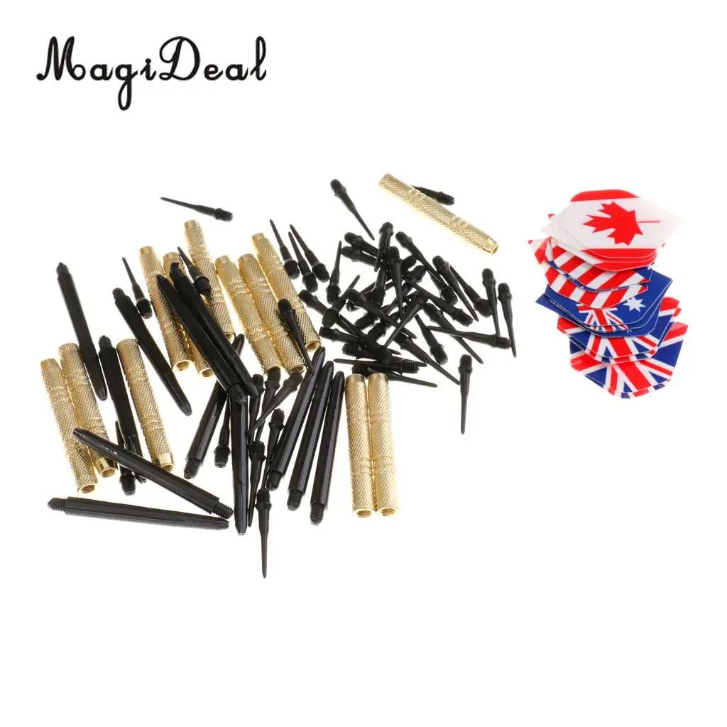 12 Pieces Professional 14 Grams Soft Tip Darts Set with Extra Plastic Tips with 4 Kinds Flights for Electronic Dartboard