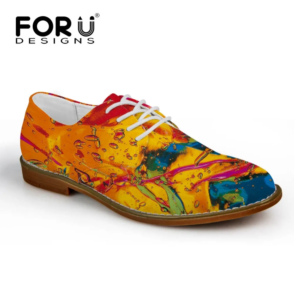 

FORUDESIGNS 2016 Oxford Shoes for Men Casual Vintage Oxford Shoes Leisure Flats Mens Dress Shoe Lace Up Synthetic Leather luxury