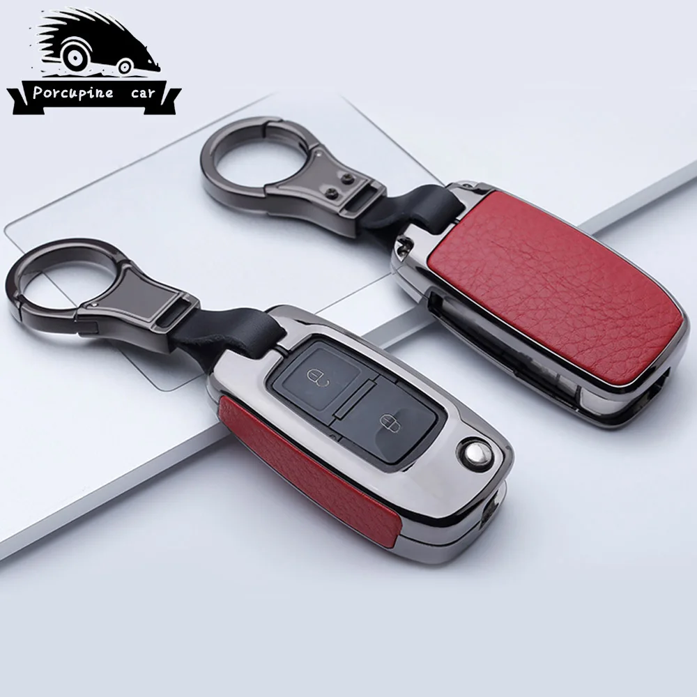 Чехол для ключей из цинкового сплава Vw Jetta Golf Passat Beetle Polo Bora Skoda Yeti Superb Октавия Рапид