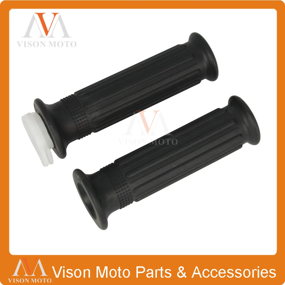 Throttle Rubber HandleBar Grip Hand Grips For YAMAHA PW80 PW 80 DT100